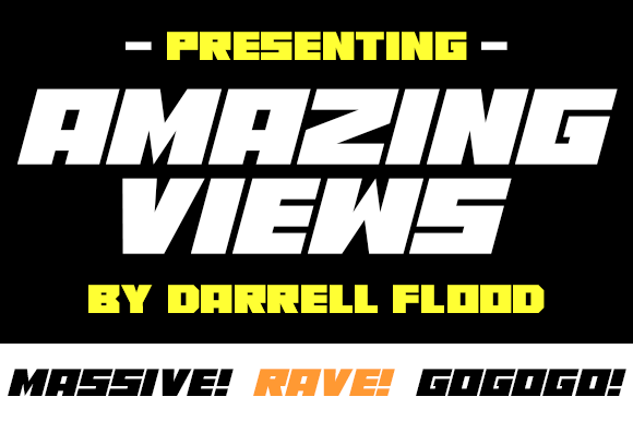 Amazing Views: A Bold Display Font for Marketing Creatives