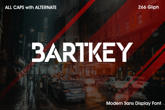 Bartkey: A Bold Display Typeface That Sharpens Every Campaign