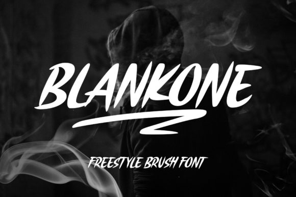 Blankone: A Fierce, Brushed Display Font That Lands With Impact