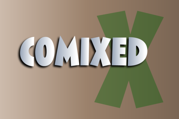 Comixed: A Display Font for Playful Editorial Design