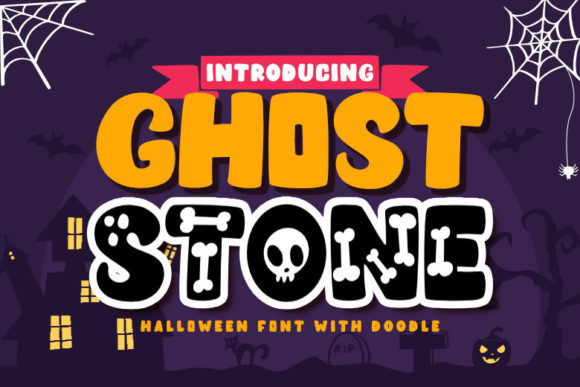 Ghost Stone Font: A Playful Duo for Scary-Good Design