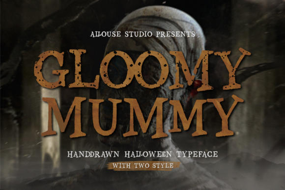 Gloomy Mummy: A Bold Display Font for Impactful Marketing