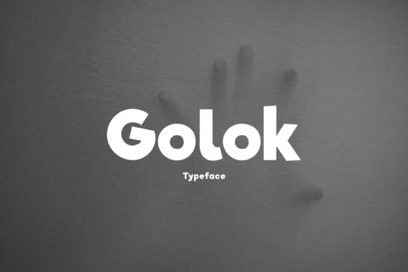 Golok: A Bold Display Font for Campaign Creators