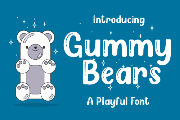 Gummy Bears Font: A Playful Display Typeface for Brands
