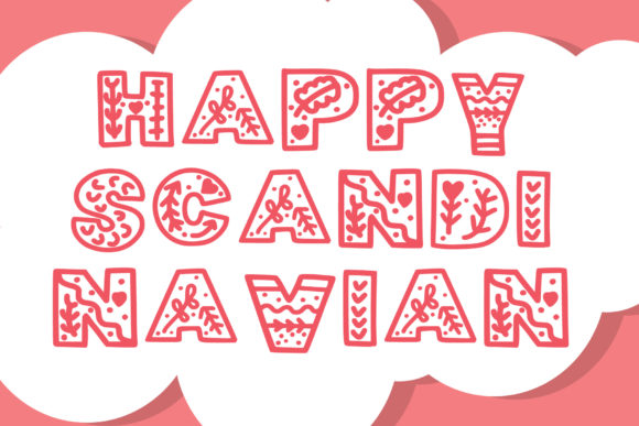 Happy Scandinavian: A Playful Display Font for Cheerful Brands