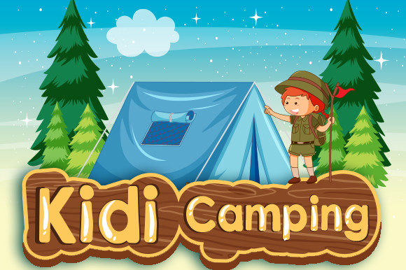 Kidi Camping: A Playful Display Font for Joyful Editorial Moments