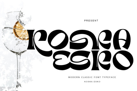 Koska Esko: A Whimsical Display Font for Makers