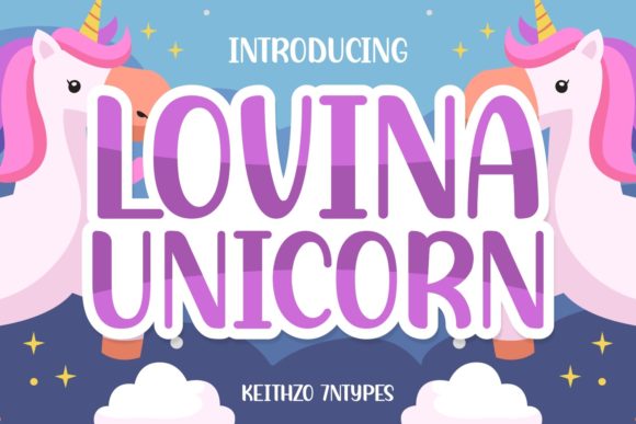 Lovina Unicorn: A Bold Display Font for Modern Branding