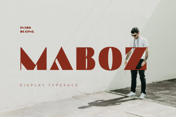 Maboz: A Thick Display Font for Bold Branding