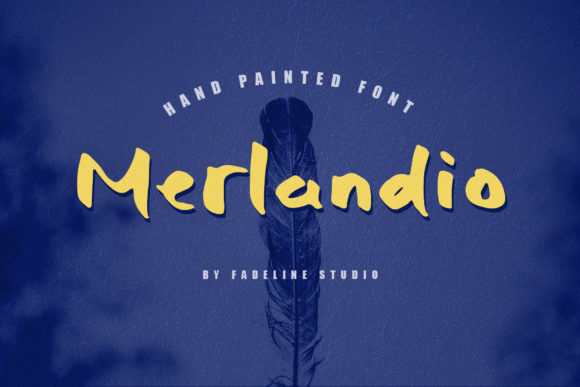 Merlandio: A Playful Display Font for Editorial Design