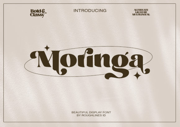 Moringa: A Display Font for Editorial Impact
