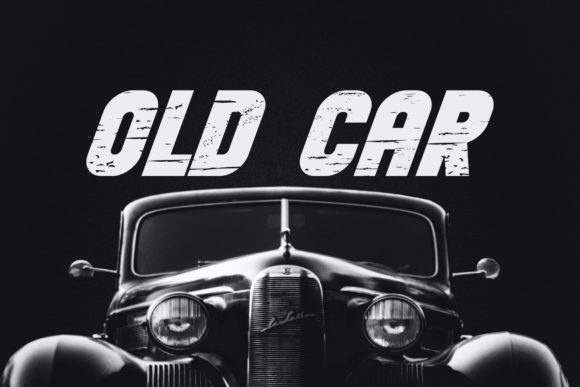 Old Car: A Display Font with Grit and Gravitas