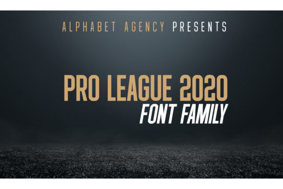 Pro League 2020: A Bold Display Font for Crafters
