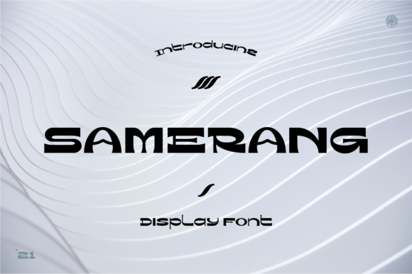 Samerang: The Whimsical Display Font Makers Love