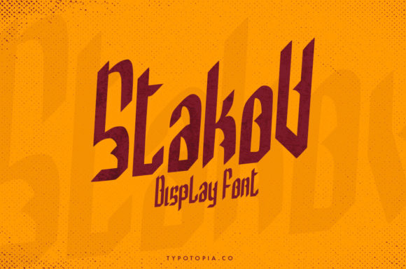 Stakov: A Display Font That Made My Products Stand Out