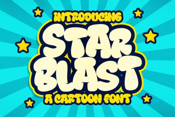 Star Blast: A Playful Display Font for Standout Campaign Graphics