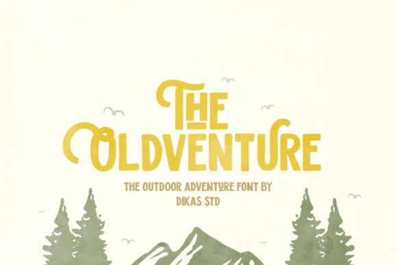 The Oldventure: A Vintage Display Font for Editorial Design