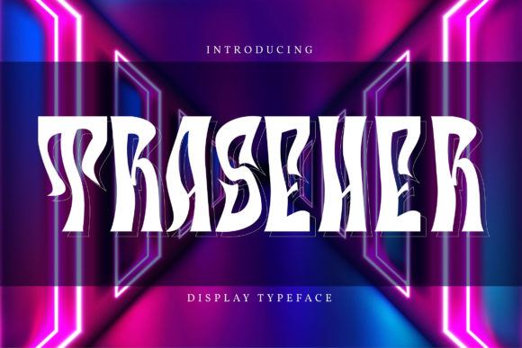Traseher: The Retro Display Font Crafters Love