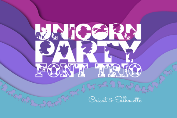 Unicorn Party Trio: A Warm Typeface for Small Brands