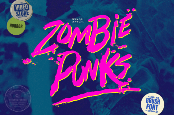 Zombie Punks Font: A Graffiti Typeface for Campaign Creatives